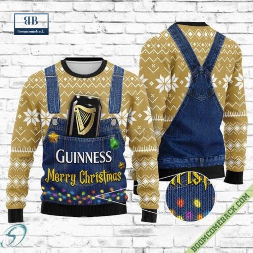 Guinness Beer Merry Christmas Ugly Sweater