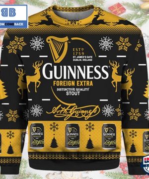 Guinness Foreign Extra Stout Ugly Christmas Sweater