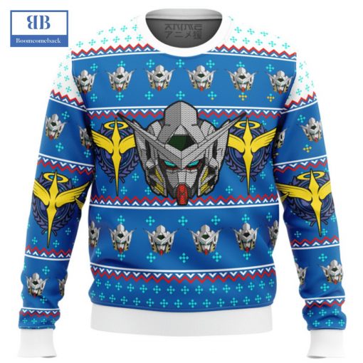 Gundam Helmet Ugly Christmas Sweater