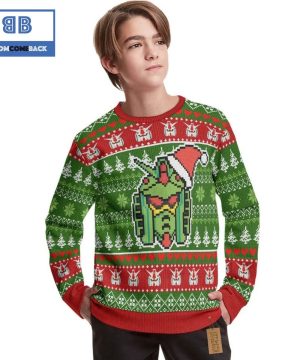 Gundam Pixel Anime Christmas Custom Knitted 3D Sweater