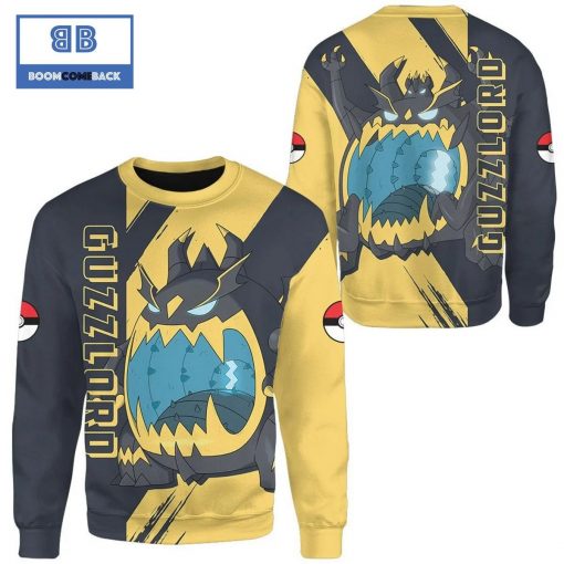 Guzzlord Pokemon Anime Christmas 3D Sweatshirt