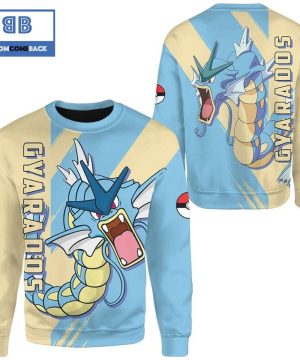 Gyarados Christmas Pokemon Anime 3d Sweatshirt