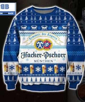 Hacker-Pschorr Brewery Beer Ugly Christmas Sweater