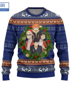 Haikyuu Christmas Circle Ugly Christmas Sweater