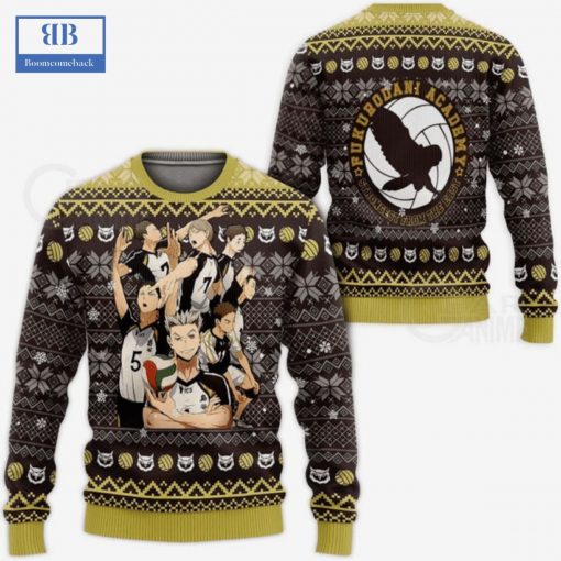 Haikyuu Fukurodani Academy Ver 1 Ugly Christmas Sweater