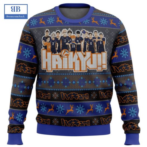 Haikyuu Karasuno High School Ugly Christmas Sweater