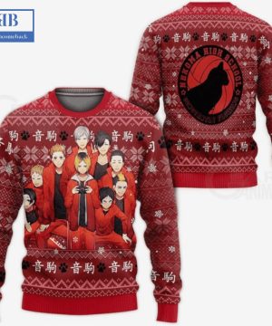 haikyuu nekoma high school ver 1 ugly christmas sweater 3 WmvvY