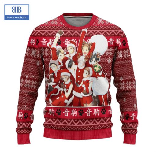 Haikyuu Nekoma High School Ver 2 Ugly Christmas Sweater