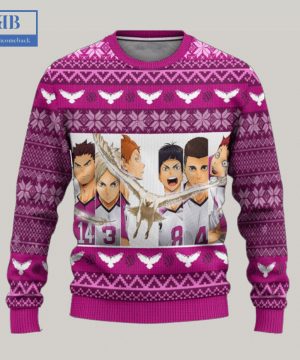 haikyuu shiratorizawa academy ver 1 ugly christmas sweater 3 Bhz2q