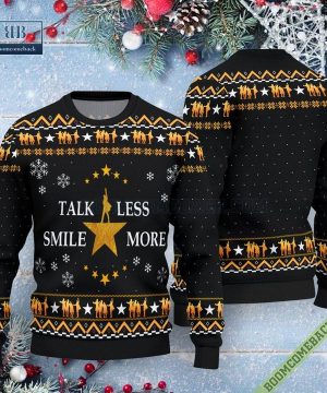 Hamilton Talk Less Smile More Ugly Christmas Sweater