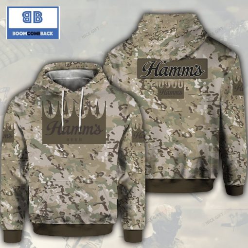 Hamm Beer Camouflage 3D Hoodie