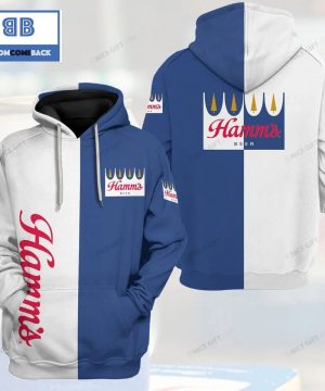 hamms beer white and blue 3d hoodie 2 fRvRF