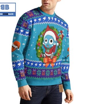 Happy Fairy Tails Anime Christmas Custom Knitted 3D Sweater