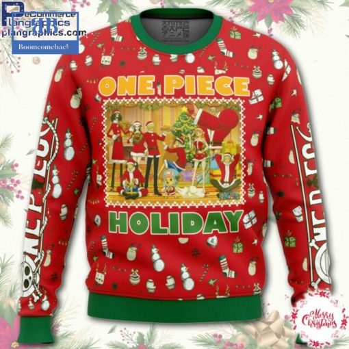 Happy Holidays One Piece Ugly Christmas Sweater