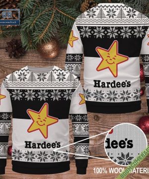 Hardee’s Fast Food Restaurant Ugly Christmas Sweater