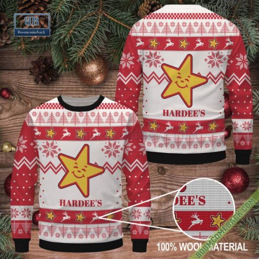 Hardee’s Restaurants LLC Christmas Ugly Sweater Jumper