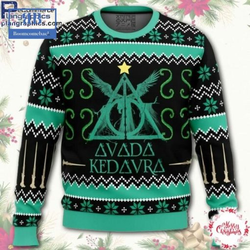 Harry Potter Avada Kedavra Ugly Christmas Sweater