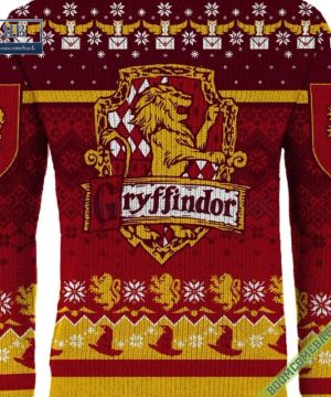 harry potter gryffindor house ugly christmas sweater gift for adult and kid 7 VHUkA