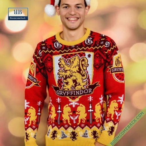 Harry Potter Gryffindors Logo Ugly Christmas Sweater