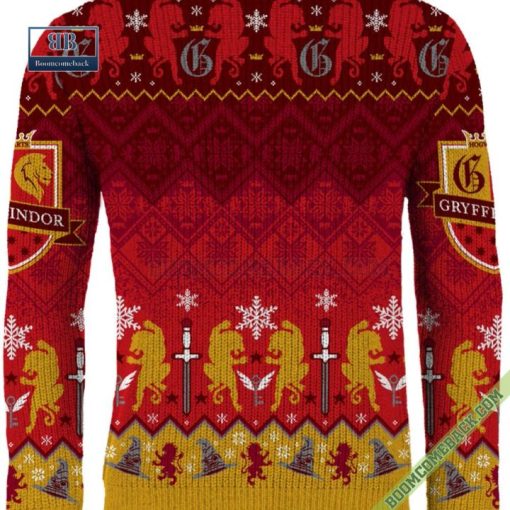 Harry Potter Gryffindors Logo Ugly Christmas Sweater