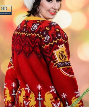 harry potter gryffindors logo ugly christmas sweater 7 v7Wqa