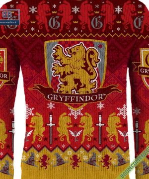 harry potter gryffindors logo ugly christmas sweater 9 DMWRk