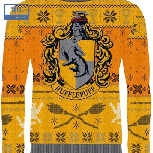 Harry Potter Hufflepuff Ugly Christmas Sweater