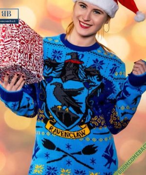 harry potter rockin ravenclaw christmas sweater jumper gift for adult and kid 5 HU746