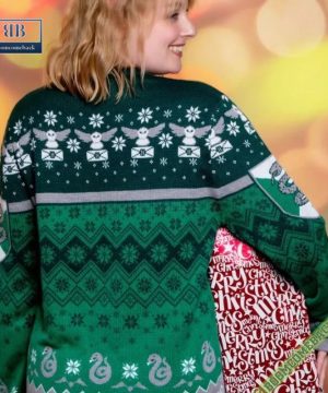 Harry Potter Slytherin Christmas Ugly Sweater Jumper Gift For Adult And Kid