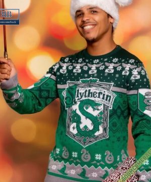 harry potter slytherin christmas ugly sweater jumper gift for adult and kid 5 4t4NM