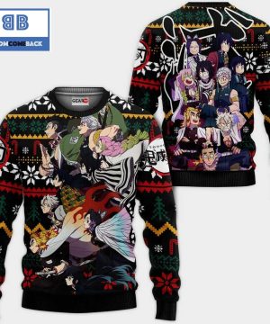 Hashira Team Kimetsu No Yaiba Anime Ugly Christmas Sweater