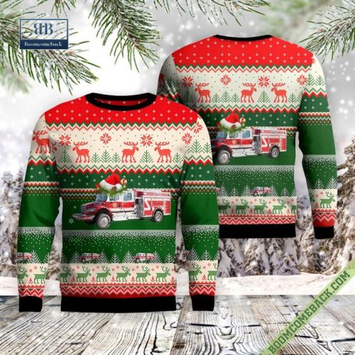 Heber City, Utah, Wasatch County Fire District Ugly Christmas Sweater