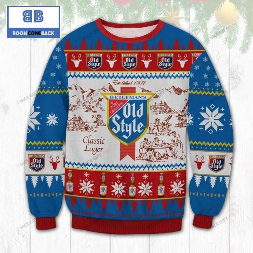 Heileman’s Old Style Beer Christmas 3D Sweater