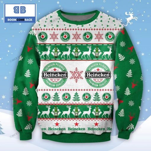 Heineken Beer Christmas 3D Sweater