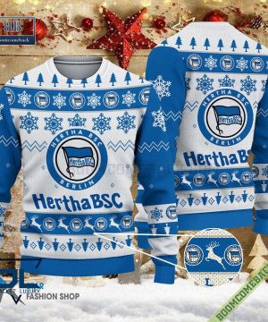 Hertha BSC Xmas Sweatshirt Ugly Christmas Sweater