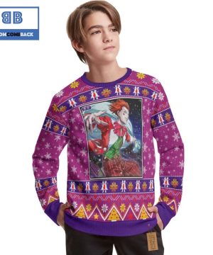 Hisoka Morow Hunter x Hunter Anime Christmas Custom Knitted 3D Sweater