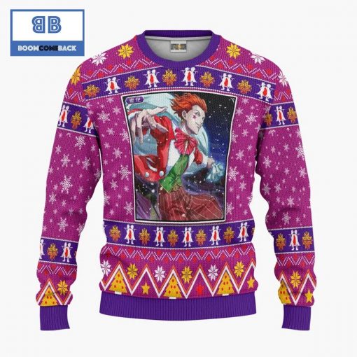 Hisoka Morow Hunter x Hunter Anime Christmas Custom Knitted 3D Sweater