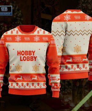 Hobby Lobby Reindeer 3D Ugly Christmas Sweater