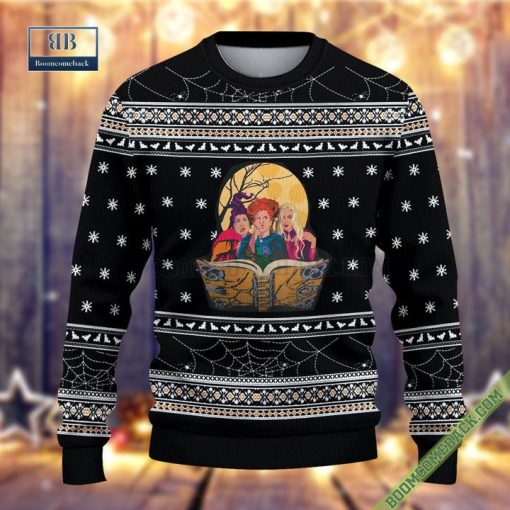 Hocus Pocus Magic Book 3D Ugly Sweater