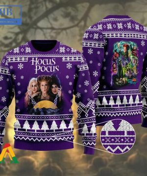 Hocus Pocus Purple Ugly Christmas Sweater