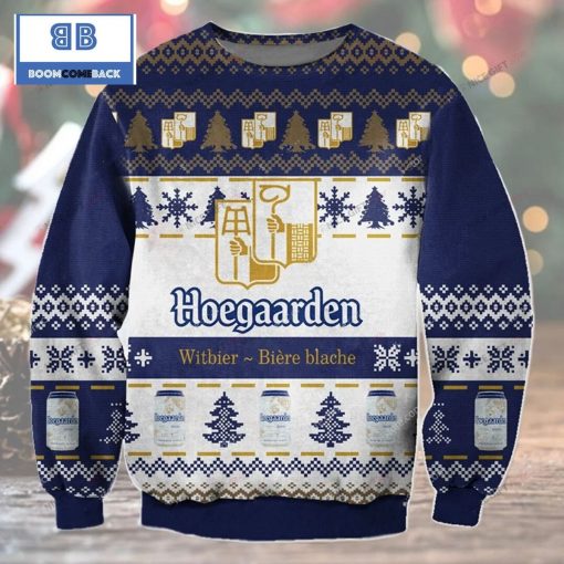 Hoegaarden Beer Christmas Pattern Custom 3D Sweater