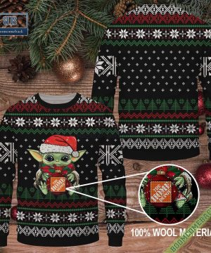 Home Depot Baby Yoda Christmas Ugly Sweater