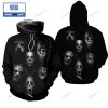 Horror Jason Voorhees Michael Myers Freddy Krueger Halloween 3D Hoodie