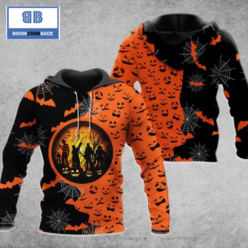 Horror Emoticon Halloween 3D Hoodie