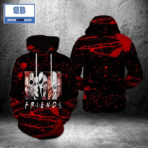 Horror FRIENDS Halloween 3D Hoodie