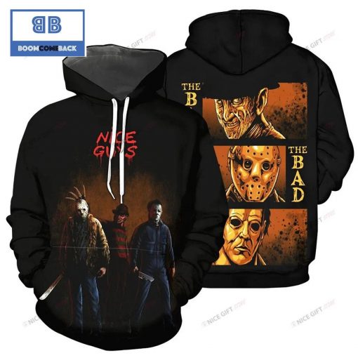 Horror Nice Guys Halloween 3D Hoodie