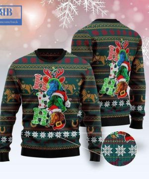 Horse Ho Ho Ho Ugly Christmas Sweater