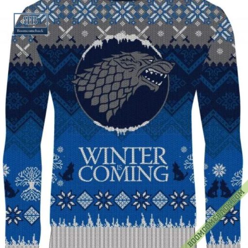 House Stark Winter Is Coming Ugly Christmas Sweater