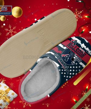 Houston Texans Christmas Indoor Slippers