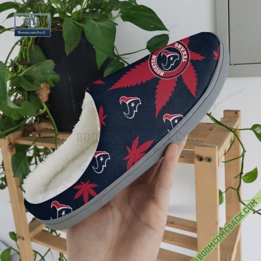 Houston Texans Weed NFL Indoor Slippers